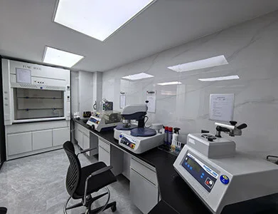 ห้องปฏิบัติการของสำนักงานเซี่ยงไฮ้ · การเตรียมตัวอย่าง