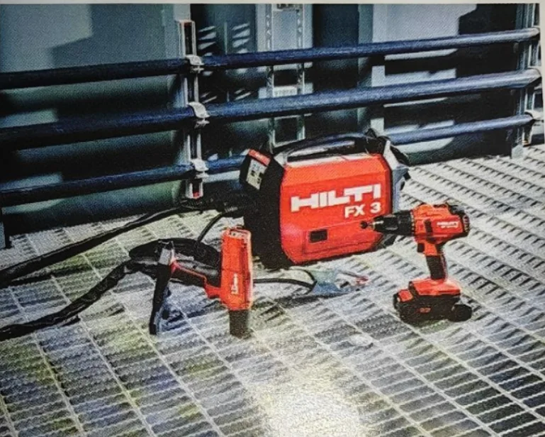 เครื่องยึดแบบเชื่อมไร้สาย FX3-A ของ Hilti ช่วยลดความซับซ้อนของงานยึดเหล็กที่ผ่านการเชื่อม